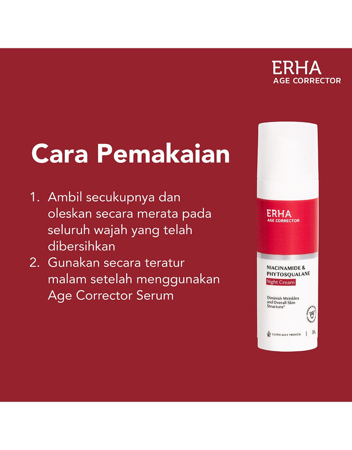 Erha Age Corrector Night Moisturizer 30 G