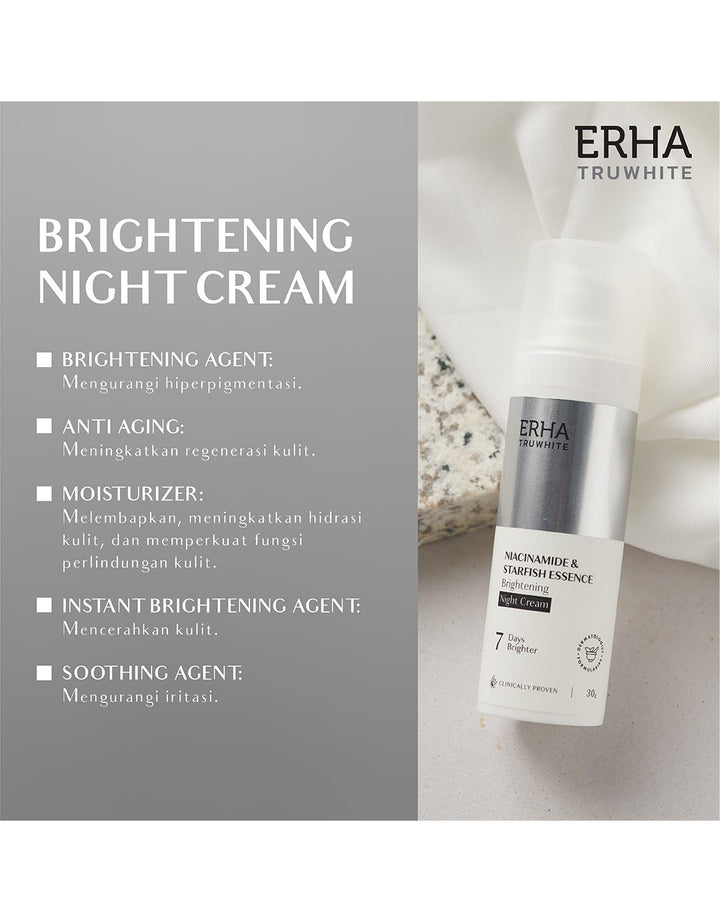 Erha Truwhite Brightening Night Cream 30G