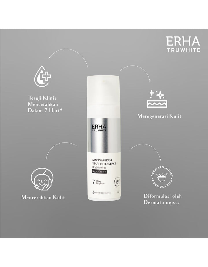 Erha Truwhite Brightening Night Cream 30G