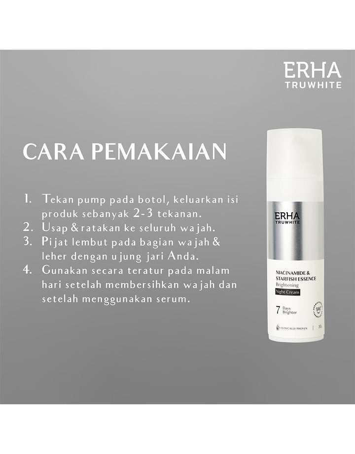 Erha Truwhite Brightening Night Cream 30G