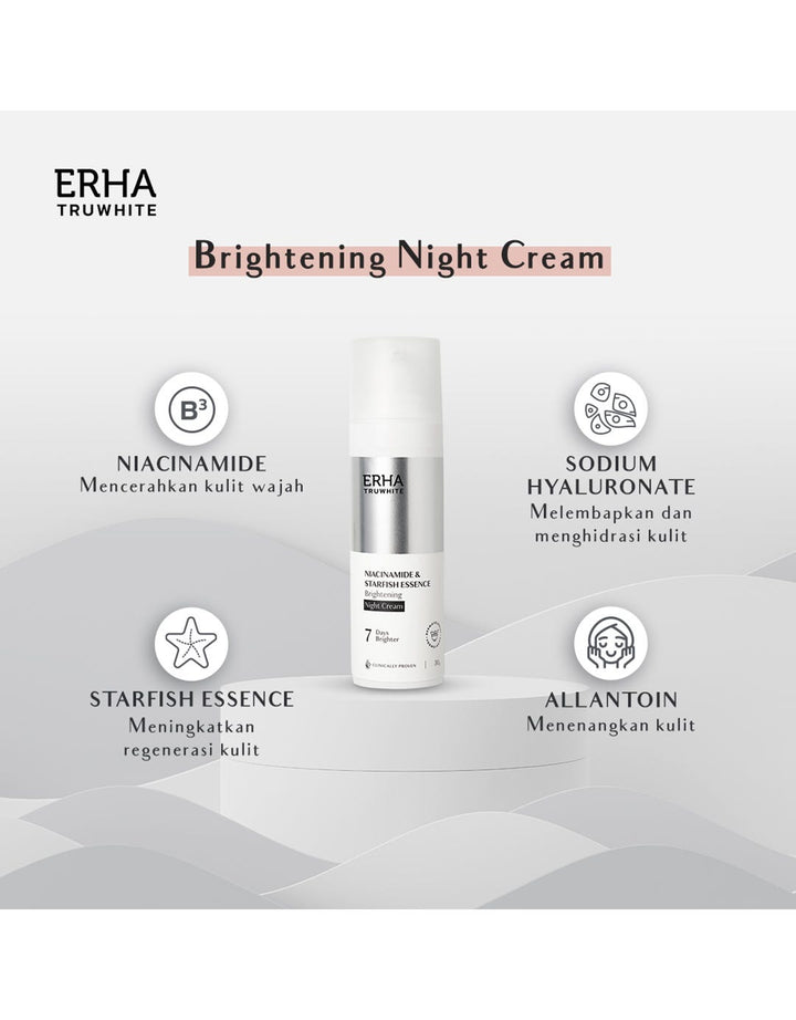 Erha Truwhite Brightening Night Cream 30G