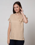 Connexion Short Sleeve T-Shirt With Pocket Button