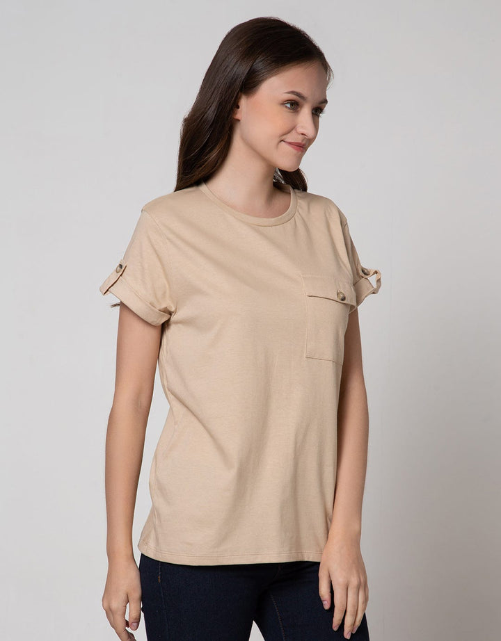 Connexion Short Sleeve T-Shirt With Pocket Button