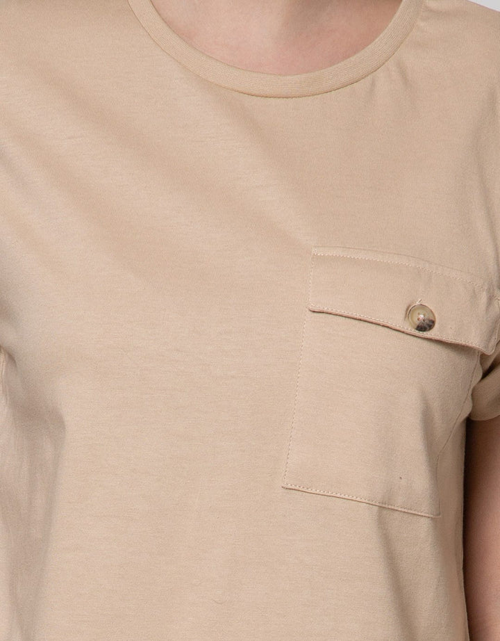 Connexion Short Sleeve T-Shirt With Pocket Button