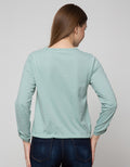 Connexion T-Shirt Long Sleeve Drawstring Textured