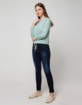 Connexion T-Shirt Long Sleeve Drawstring Textured