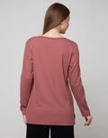 Connexion Long Sleeve T-Shirt Knit Vertical Poly