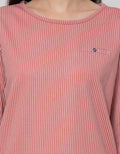 Connexion Long Sleeve T-Shirt Stripe Vertical Spandex