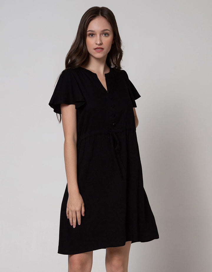 Connexion Short Sleeve Mini Dress Ruffle