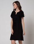 Connexion Short Sleeve Mini Dress Ruffle