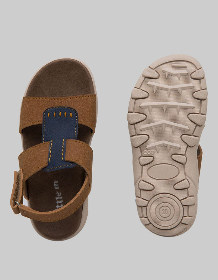 Little M T-Bar Sandals Contrast