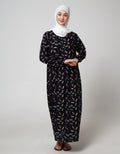 St. Yves Long Sleeve Maxi Dress Bunga Capung