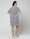 Disney Short Sleeve Midi Dress Marie Yarn Dyed Stripe