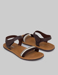 Nevada Ankle Strap Sandals Duo Color