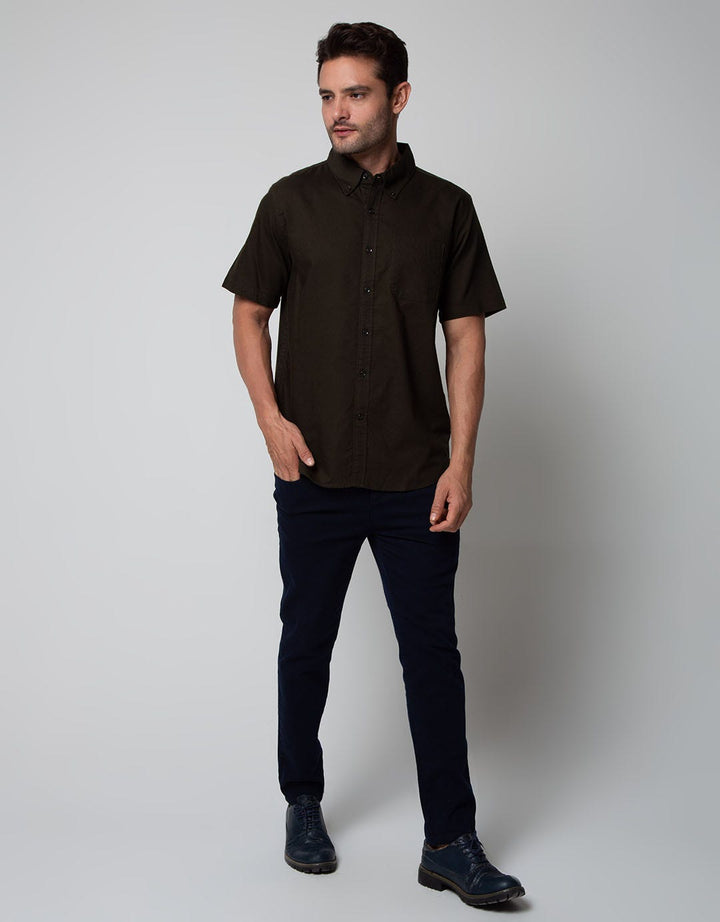 Cole Short Sleeve Reg Oxford Solid