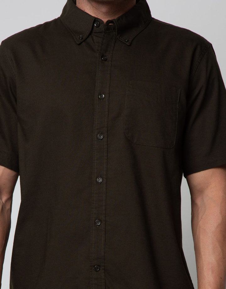 Cole Short Sleeve Reg Oxford Solid