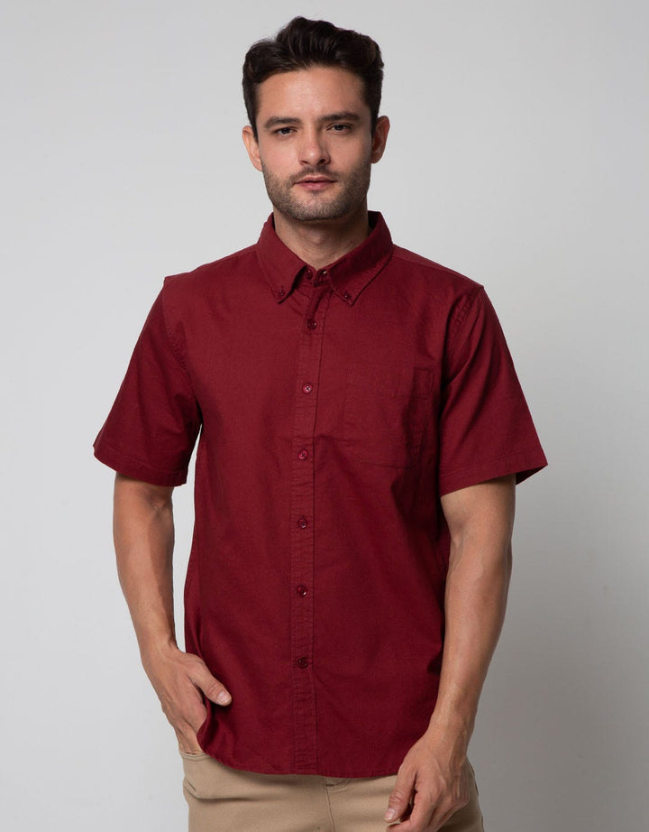 Cole Short Sleeve Reg Oxford Solid