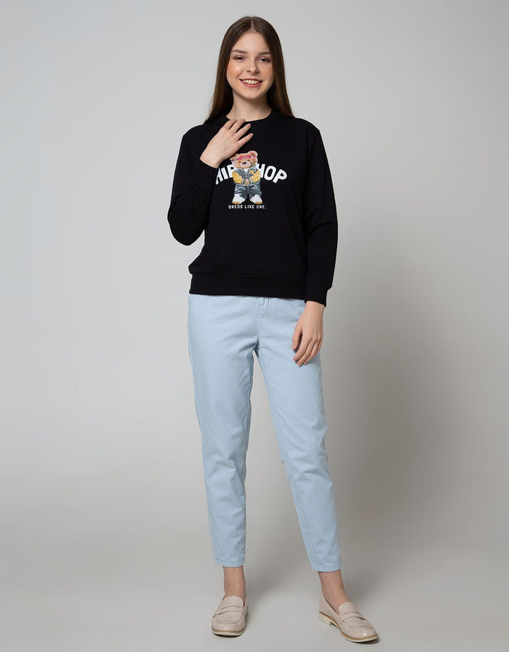 Nevada Sweatshirt Solid Bear Hiphop