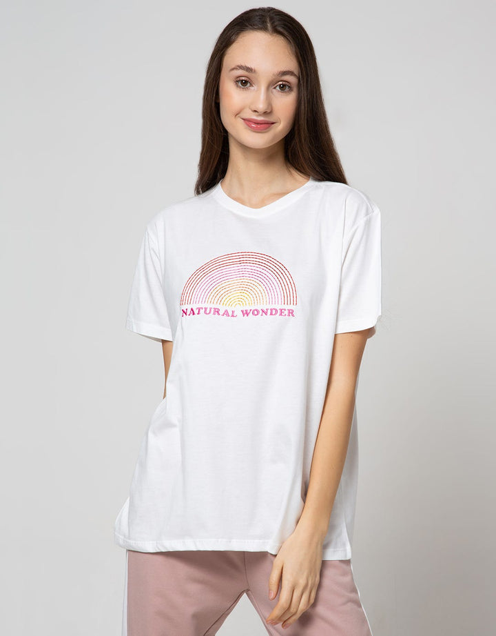 Nevada Short Sleeve T-Shirt Tencel Oversized Natural Vibes