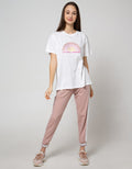 Nevada Short Sleeve T-Shirt Tencel Oversized Natural Vibes