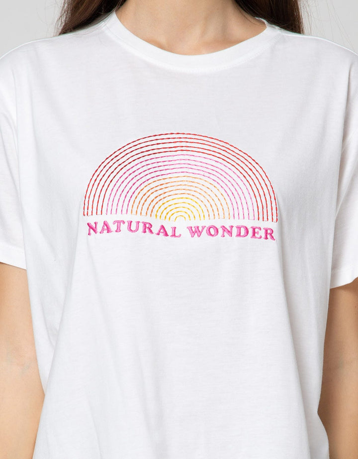 Nevada Short Sleeve T-Shirt Tencel Oversized Natural Vibes