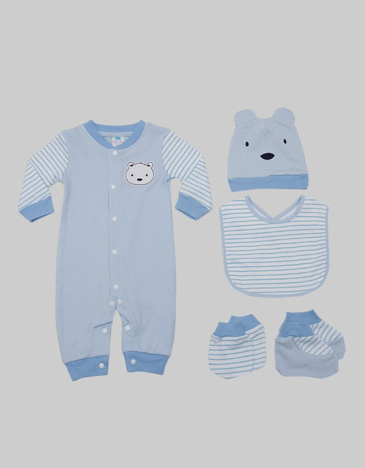 Pipiniko Layette Set Of 5 Stripes 