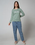Nevada Long Sleeve T-Shirt Cotton Usa Stay Positive