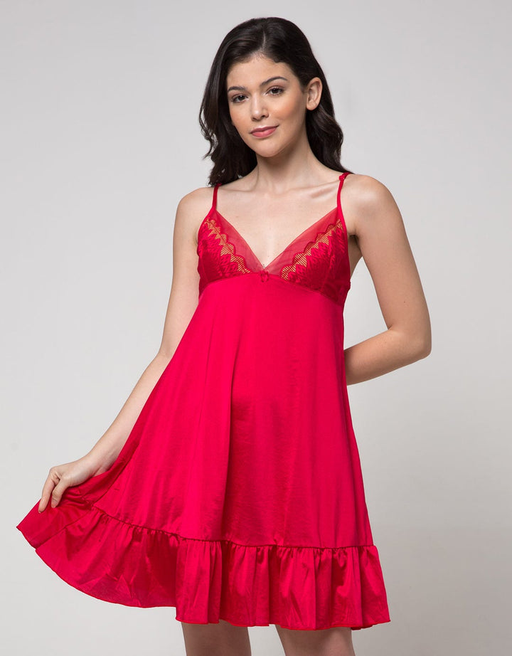 Tulip Camisole Night Dress Wanita