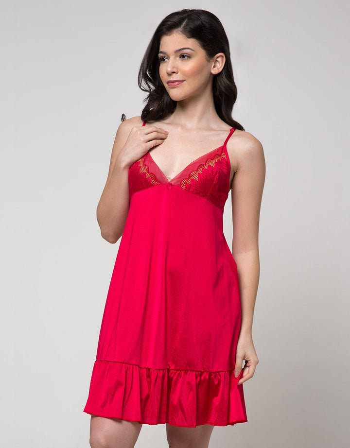 Tulip Camisole Night Dress Wanita