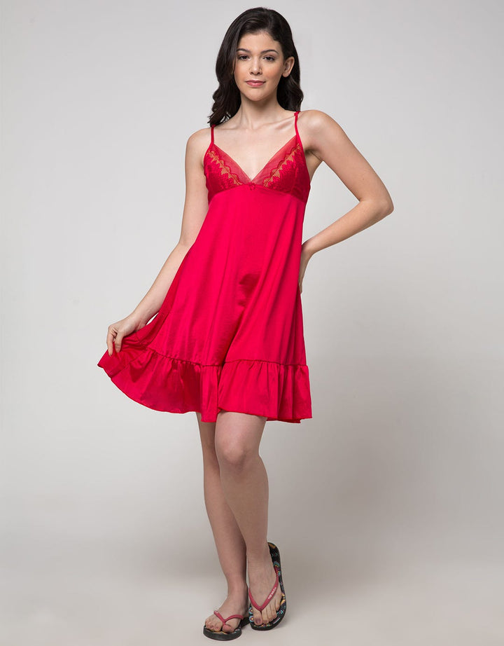 Tulip Camisole Night Dress Wanita