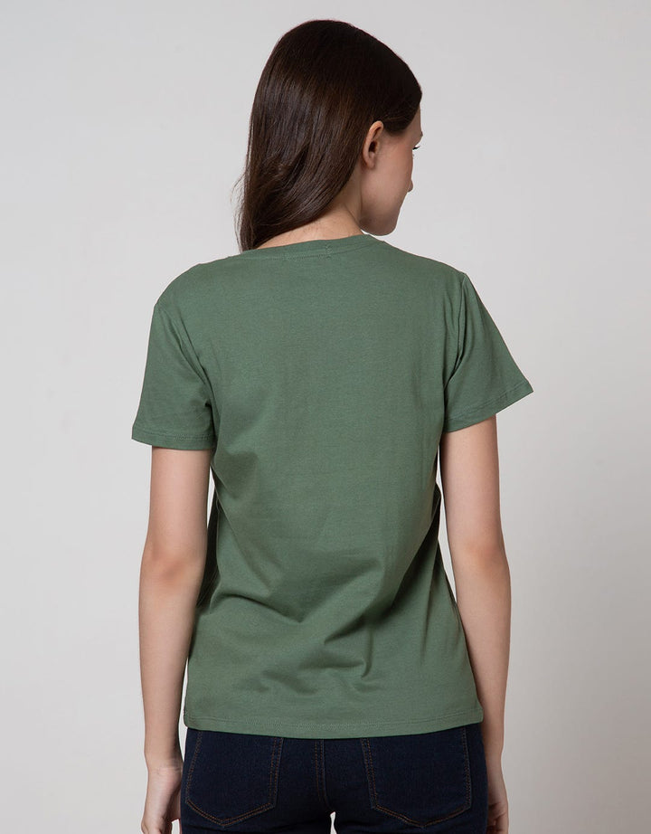 Details Short Sleeve T-Shirt Printed Multi Color Butterfly Print