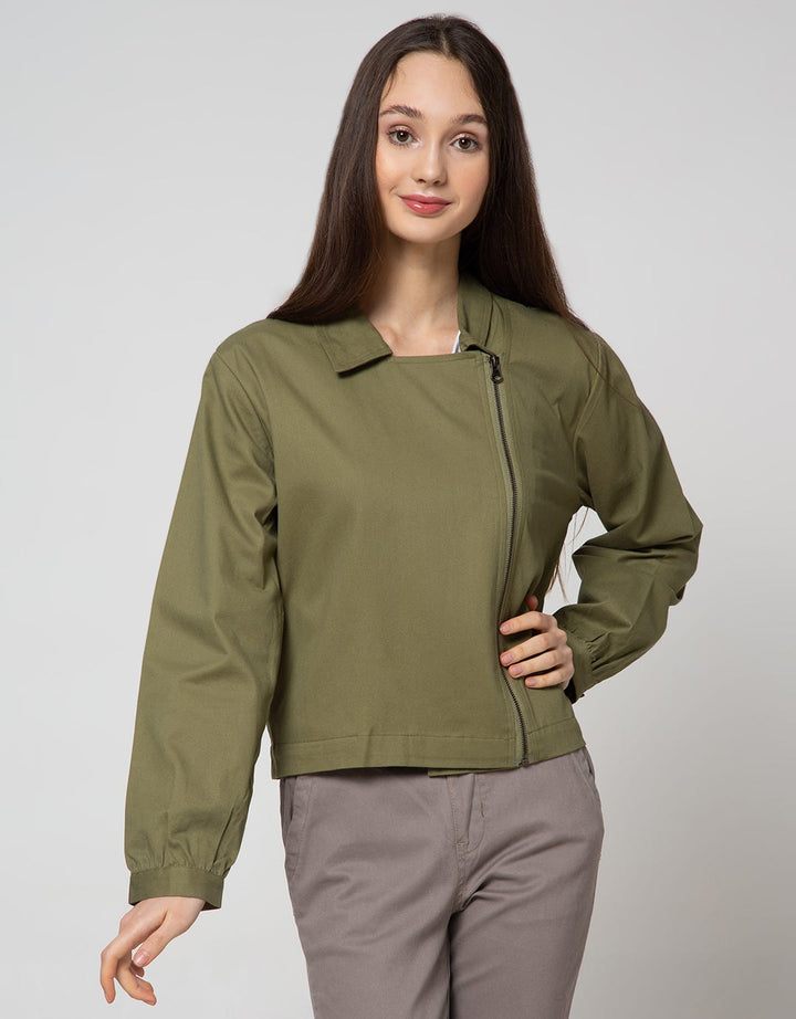 Details Jacket Crop Twill