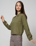 Details Jacket Crop Twill