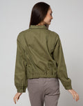 Details Jacket Crop Twill