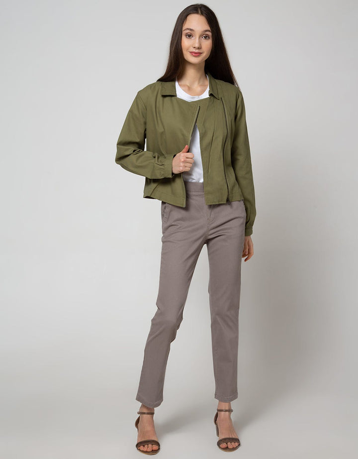 Details Jacket Crop Twill