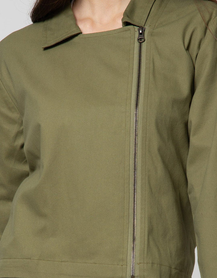 Details Jacket Crop Twill