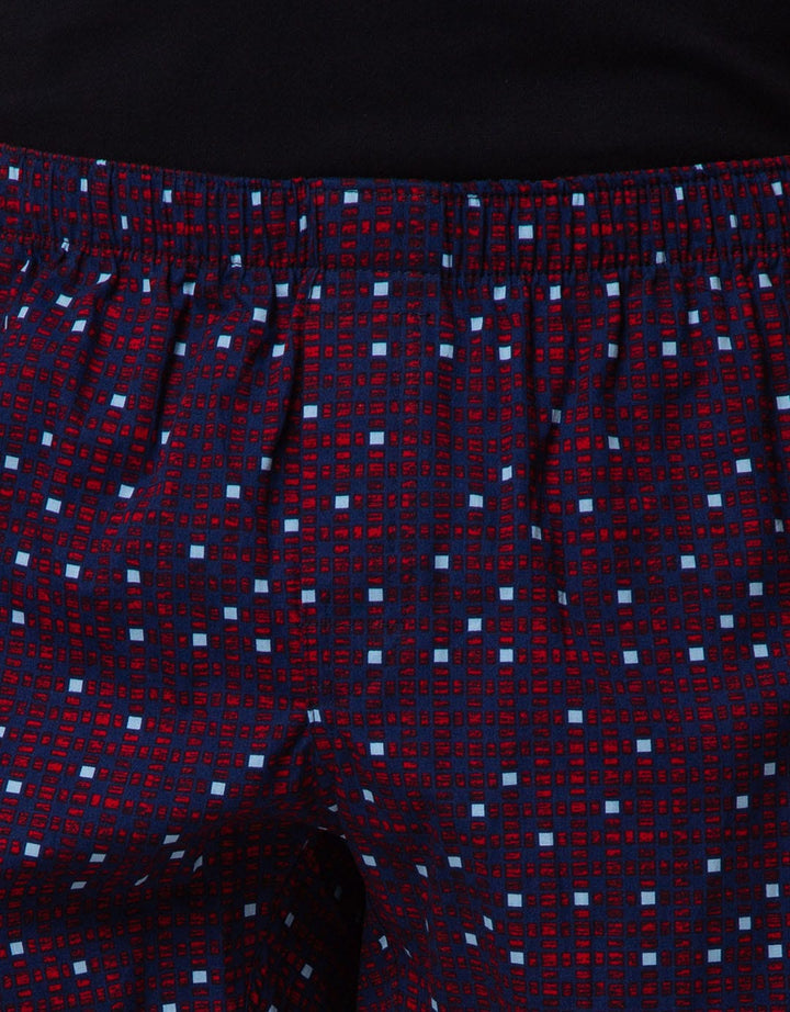Cole Boxer Woven Abstract Print