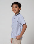 Little M Short Sleeve Shirt Koko Seasonal Stripe
