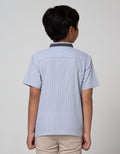 Little M Short Sleeve Shirt Koko Seasonal Stripe