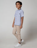 Little M Short Sleeve Shirt Koko Seasonal Stripe