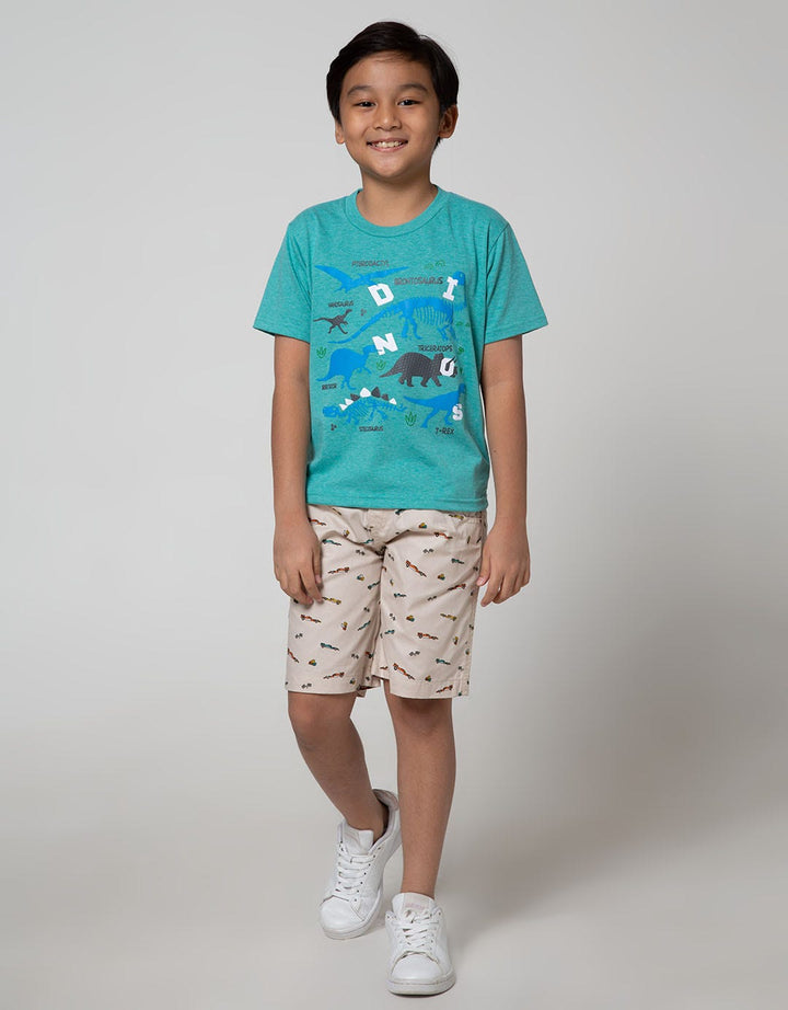 Little M Short Pants Woven Basic Print Car