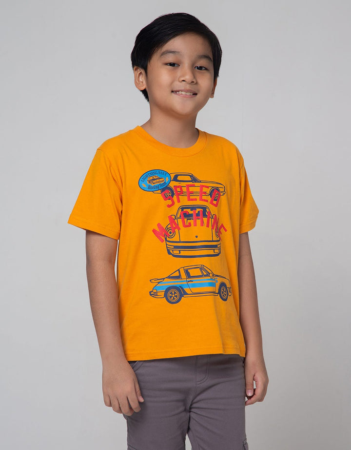 Little M Short Sleeve T-Shirt Speed ​​Machine