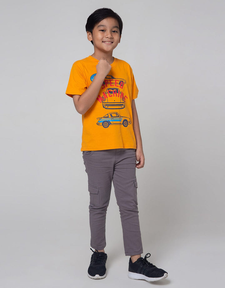 Little M Short Sleeve T-Shirt Speed ​​Machine