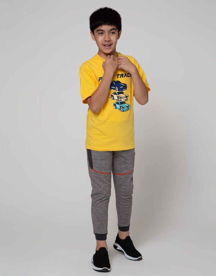 Aero Short Sleeve T-Shirt Basic Print Fast Track