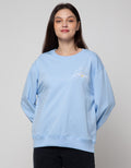 Details Sweatshirt Oversize With Front Chest Embro