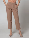 Connexion Capri Pants Pullon With Linen Look Relax Fit