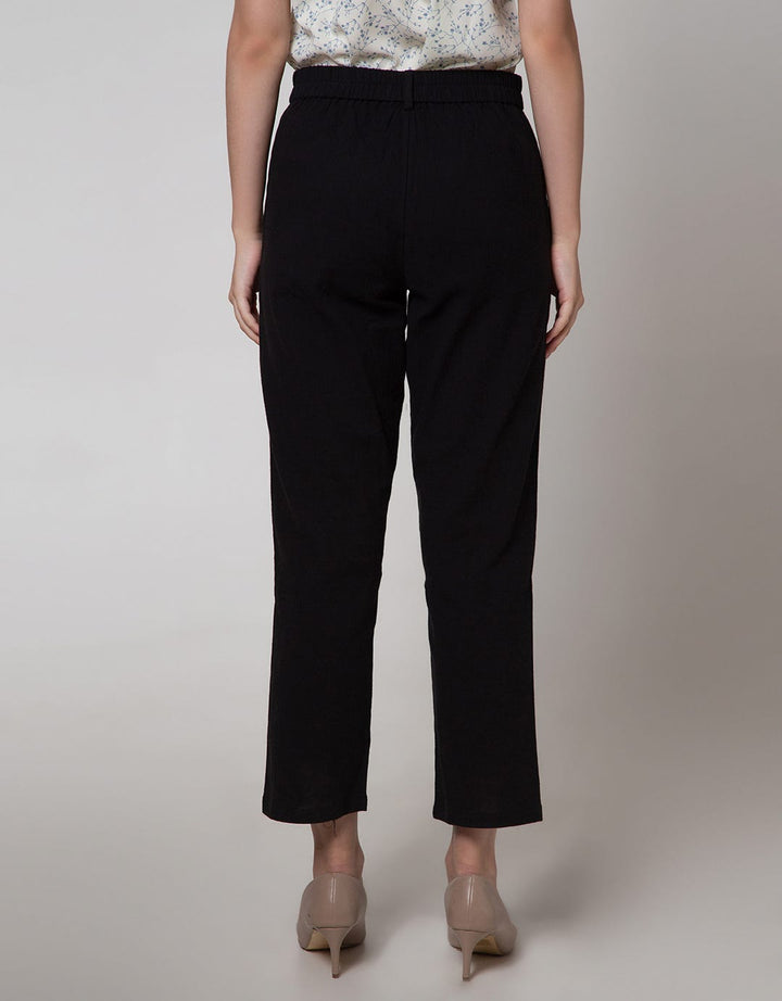 Connexion Capri Pants Pullon With Linen Look Relax Fit