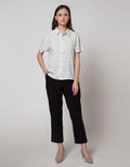Connexion Capri Pants Pullon With Linen Look Relax Fit