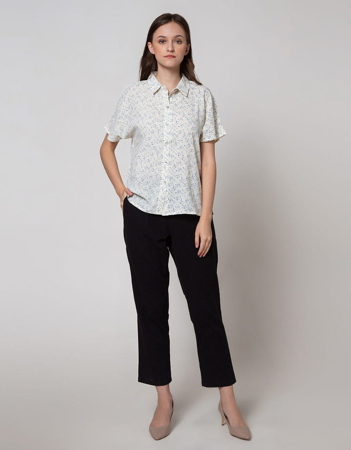 Connexion Capri Pants Pullon With Linen Look Relax Fit