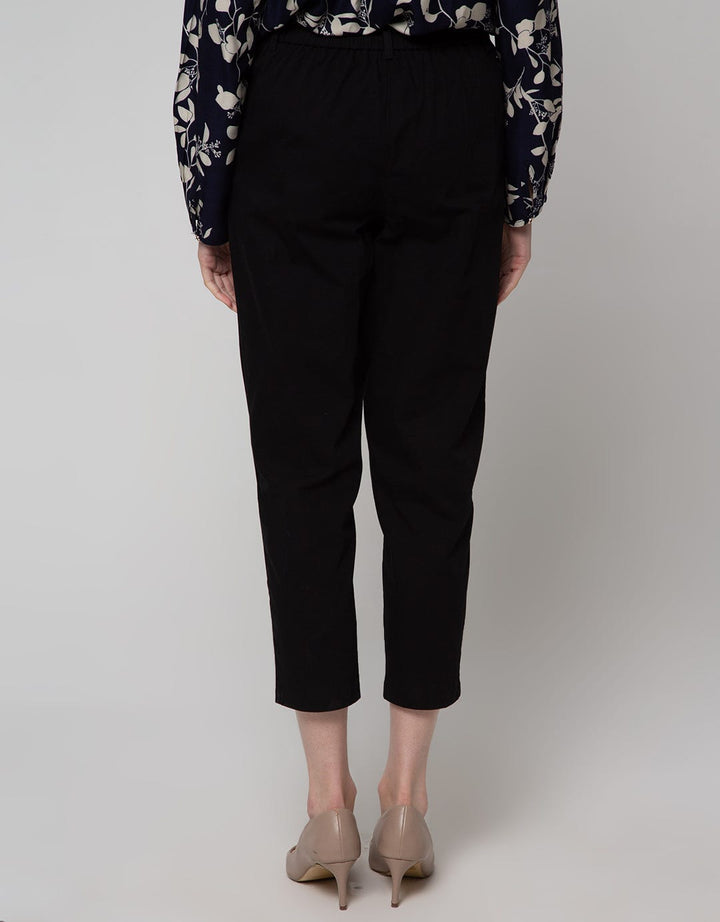 Connexion Ankle Pants Loose Crop Swed 2 Button